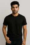 T-shirts men online in Pakistan – Plain Black Men’s T-shirt