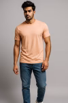 Peach T-shirts men online in Pakistan