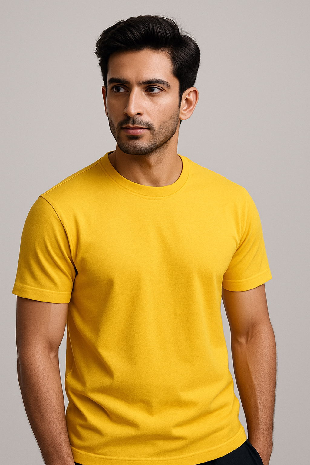 Yellow T-shirt men online in Pakistan