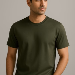 olive green t-shirt men online pakistan