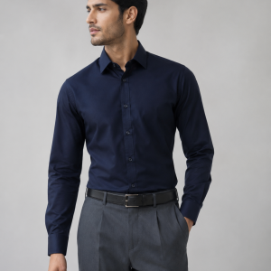 Navy blue shirt