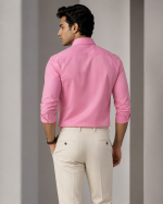 Plain Pink Formal shirt - Image 2