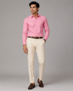 Pink formal men shirt