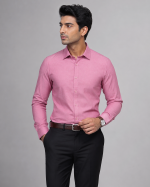 Dusky pink shirt men