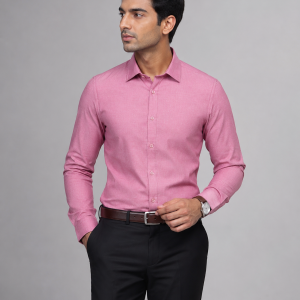 Dusky pink shirt men