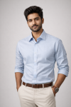 Light Blue Oxford Formal Shirt
