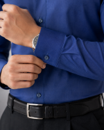 Blue Chambray Formal Shirt - Image 3