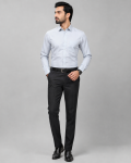 Light Blue Grey Cotton Formal Shirt